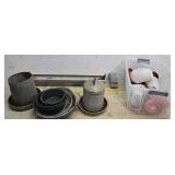 Chicken feeder, waters