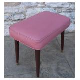 Mid Century Pencil Legs Ottoman / Foot Stool 21