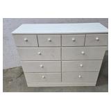 10 Drawer Painted Dresser 42"15"34"