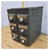 6 Drawer Parts Cabinet 10"13"14"