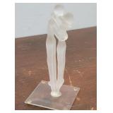 Beautiful glass sculpture signed TG03