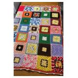 65 1/2ï¿½x49ï¿½ Crocheted Blanket