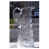 Vintage American Brilliant Cut Pinwheel Crystal