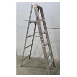 Werner aluminum step ladder