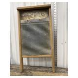 National Wash Board Co. Soap Saver Zinc washboard