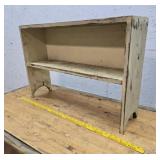 Small bench / shelf with cutouts