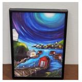 Whimsical Cara Kansala folksy art - Newfoundland