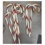 10 Yard Candy Canes Decor