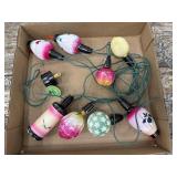 Vintage milk glass sting of lights