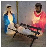 Mary, Joseph, Jesus blow molds