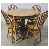 Nice 5pc Bistro/pub Set Swivel Stools 42"36"