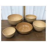 Ellingers Agatized Wood Inc. bowls set
