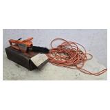 Electric chainsaw with extension cord