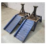 Vehicle ramps, Jack stands