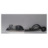 Folk Art Hand Forged Figural Mouse Cheese Knife 7