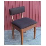 Mid Century SINGER Sewing Chair w/ Storage MCM