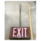 Exit sign