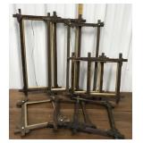 Box of vintage frames *some damage