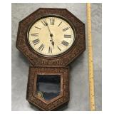 New Haven Clock Co. schoolhouse clock *no