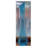 Mid Century KANAWHA Crackle Swung Stretch Glass