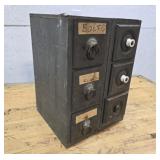 6 Drawer Parts Cabinet 12"10"15"