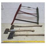 3 axes, Buck saw