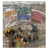 4 Vintage String Of Lights And 7 Bags Of Misc