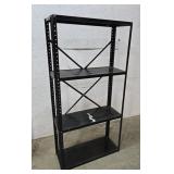 Black tin shelf 30"12"58"