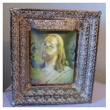 Vintage 3D Jesus / Last Supper Holographic Metal