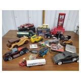 Trucks, Cars Tins, Pins & more