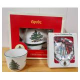 Spode Christmas Tree lot-NIB Tea for One, NIB