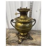 Bradly and Hubbard electrified lamp without shade