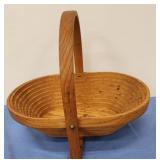 Folding wooden bowl signed