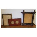 3 antique frames