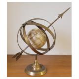 Armillary Sphere Sundial Brass Celestial Globe