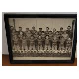 framed photo 1950 small fry football players elks