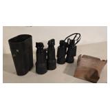 2 pair binoculars