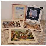 Artwork - The New Yorker, lighthouse, and