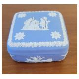 Wedgewood Jasperware - square covered box