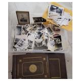 Tub of old photos & never used photo albums