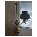 Brass student lamp - damage