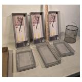Metal desk organizers