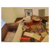 Banker box of mostly ephemera - Ithaca, military