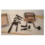 Told- knives, home mechanics kit, etc