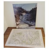 1948 first edition finger lakes map (Molded)