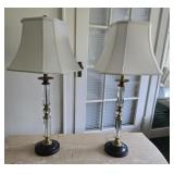 Pair table lamps