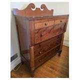 Early 2 over 4 dresser with bird