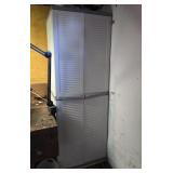 2 door plastic storage cabinet