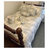 Full size bedding/accessories - Bed not included.