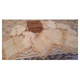 small Vintage basket with really old ladies